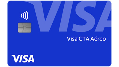 Tarjeta Visa CTA Aéreo contactless