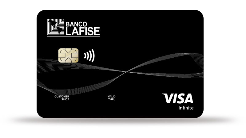 Tarjeta Visa Infinite de Banco Lafise